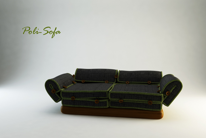 pillow texture fabric sofa armchair table configuration sit Poli poli-sofa vintage bohémien art-deco rococo furniture
