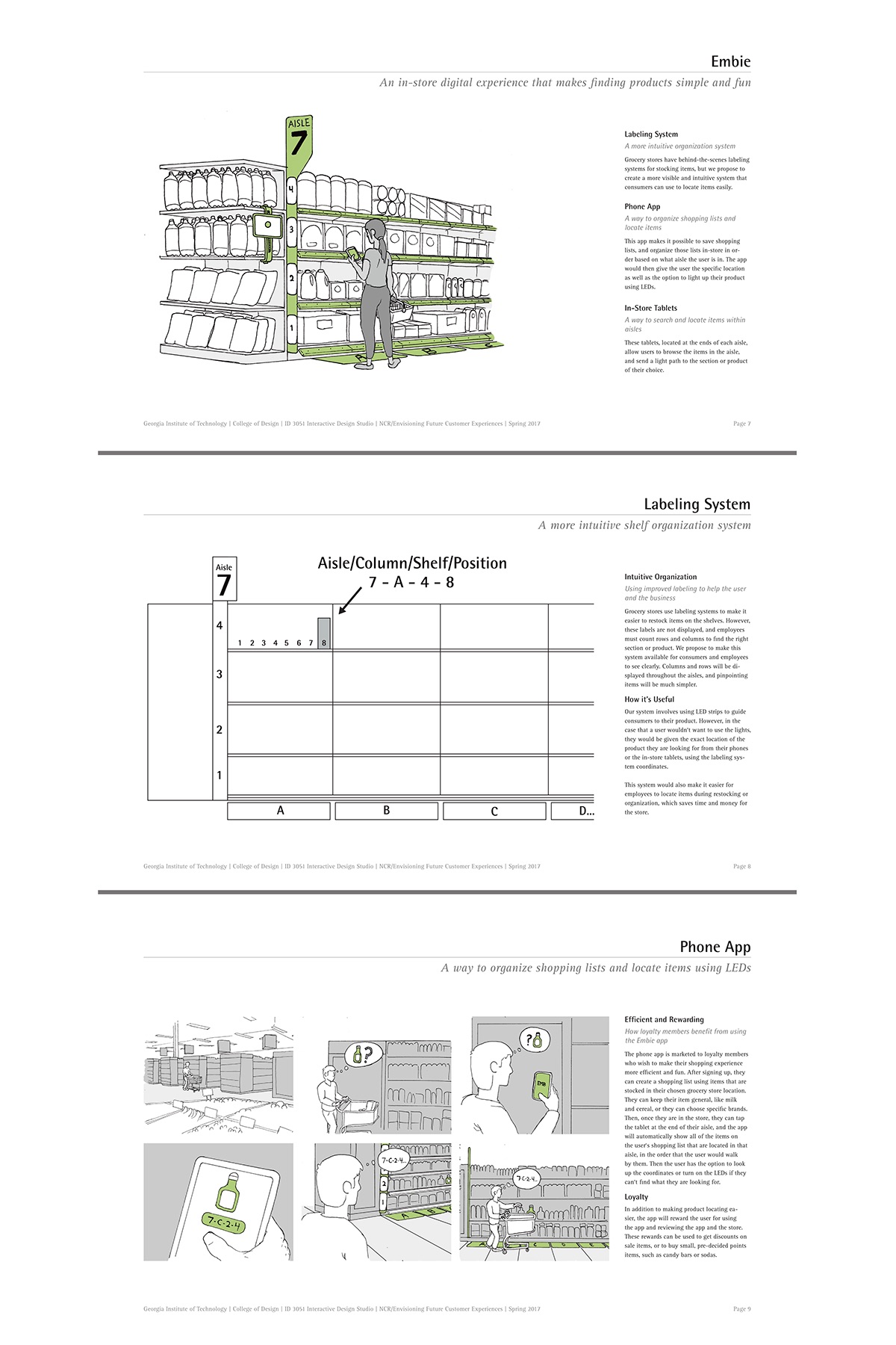 wireframe Interface user experience Shopping Grocery store design research