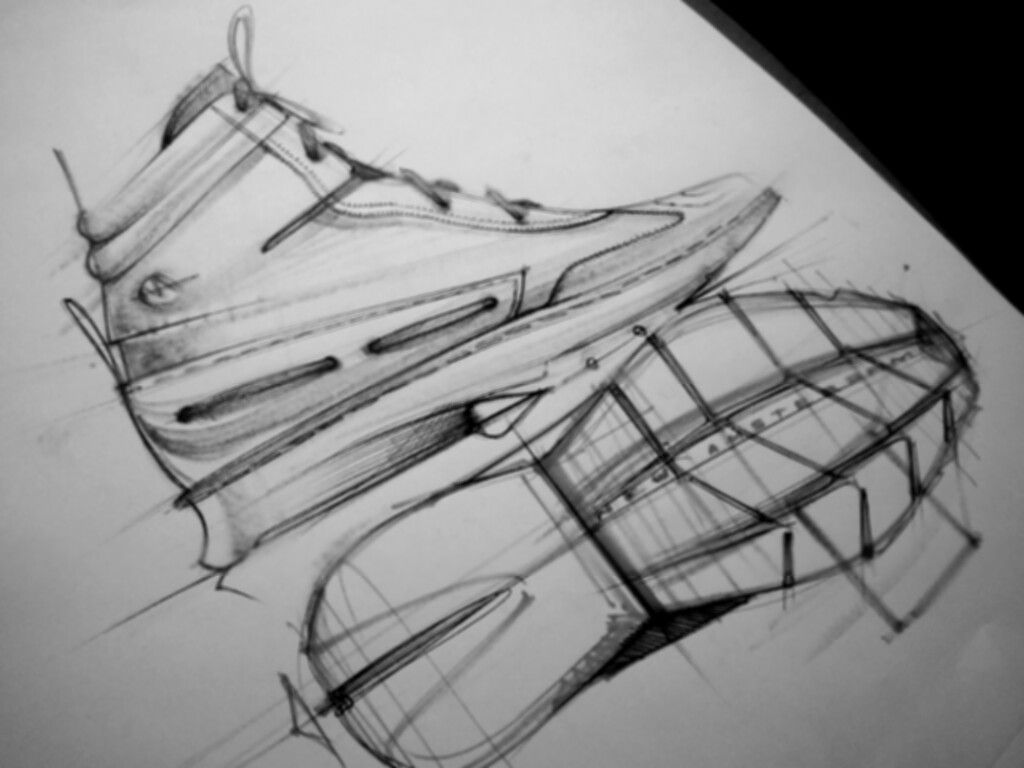 shoe  sketch  doodle