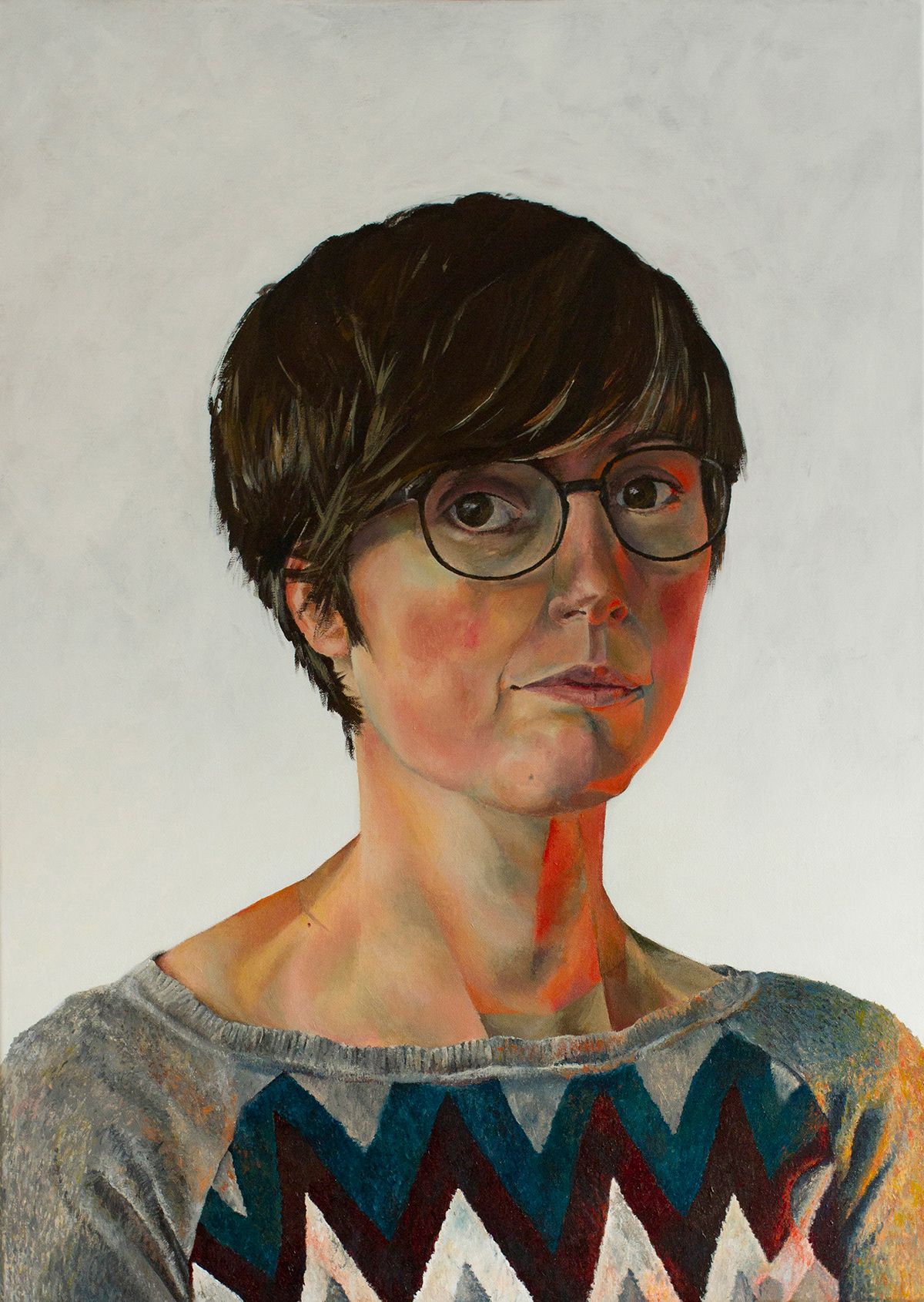 Self Portrait With Glasses Alexandra Gould