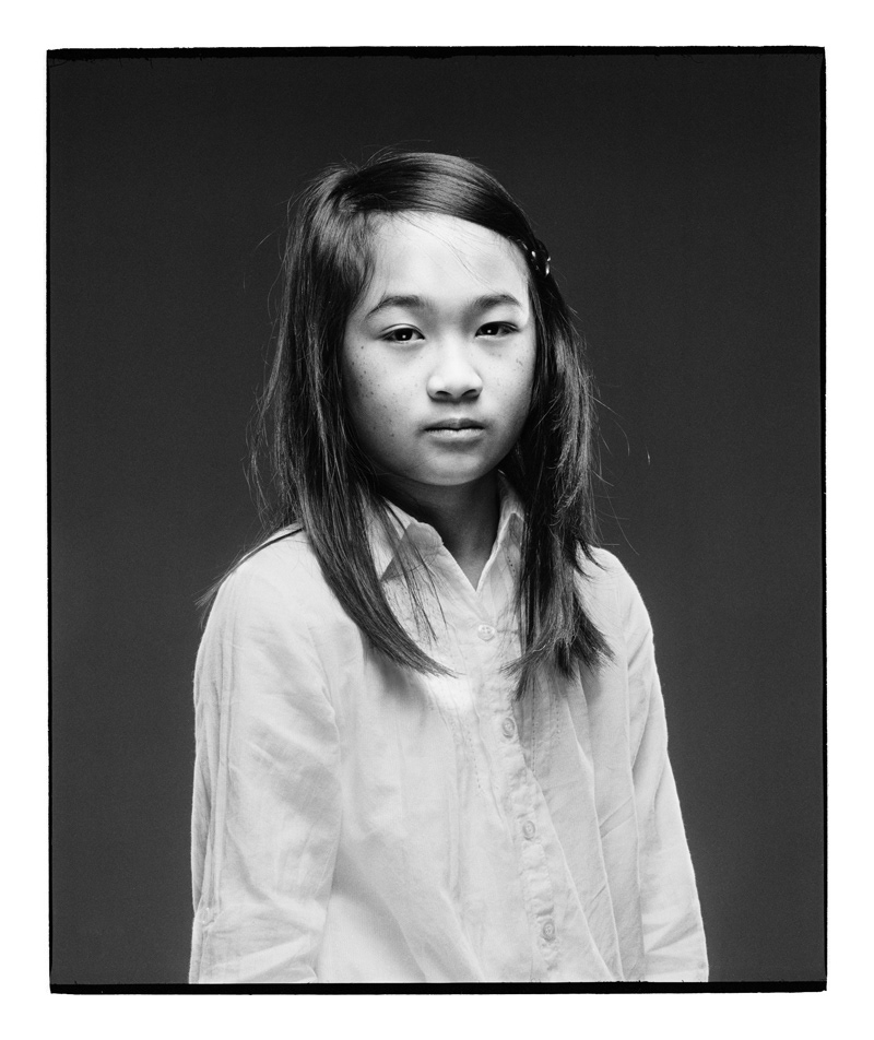 120mm portrait bw vietnamese family frame