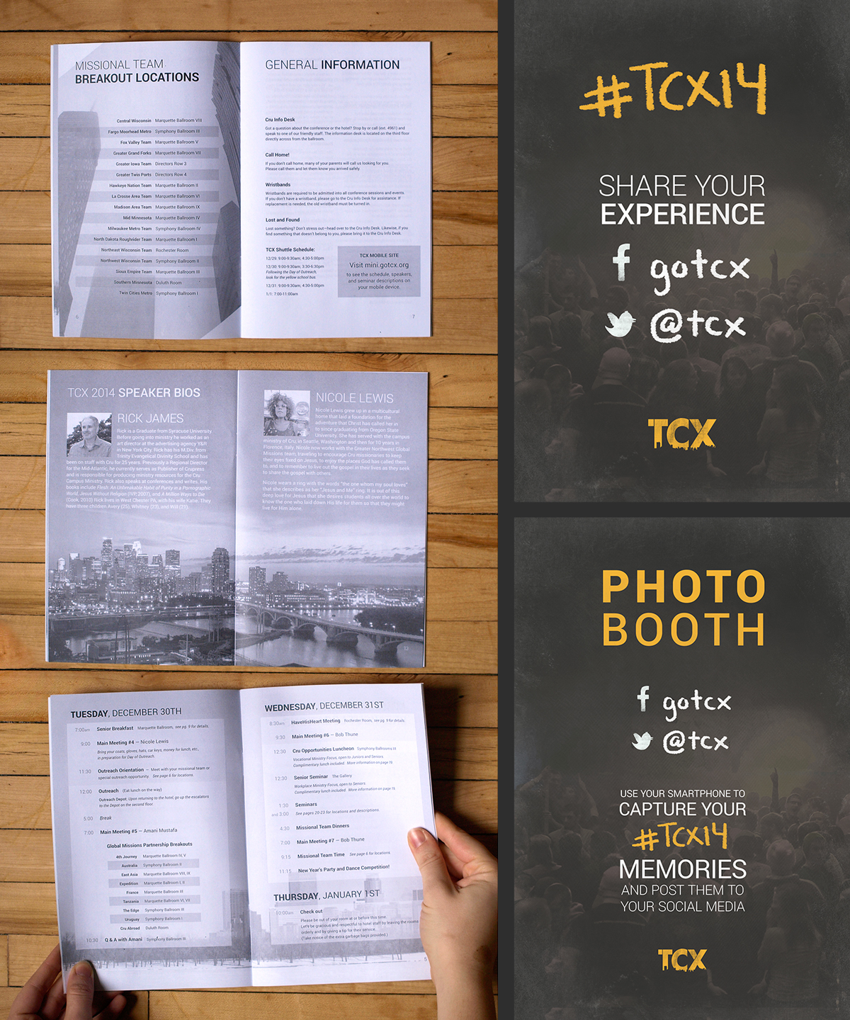 Event Design conference identity Signage program book promotions Web print infographic