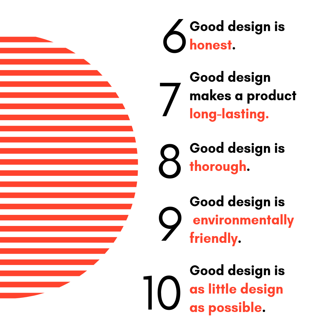 Adobe Portfolio Dieter Rams good design design principles