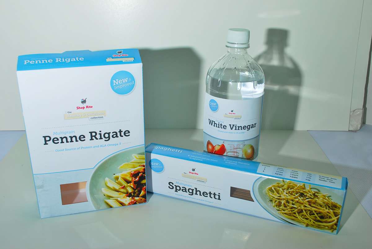 pasta box penne spaghetti shop rite healthy & delicious