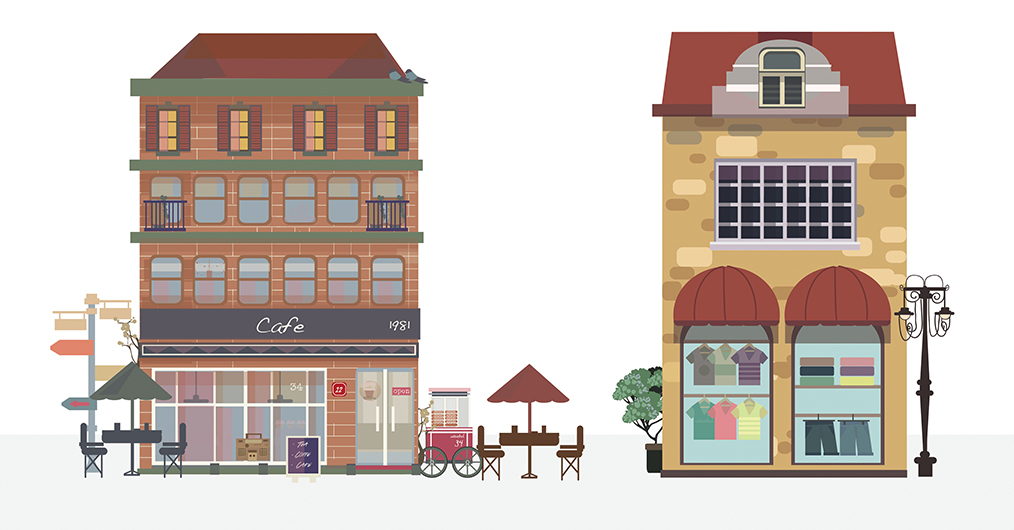 cafe Turkey istanbul lights Street editorial vector social magazine donut dress store flat limited le cafe