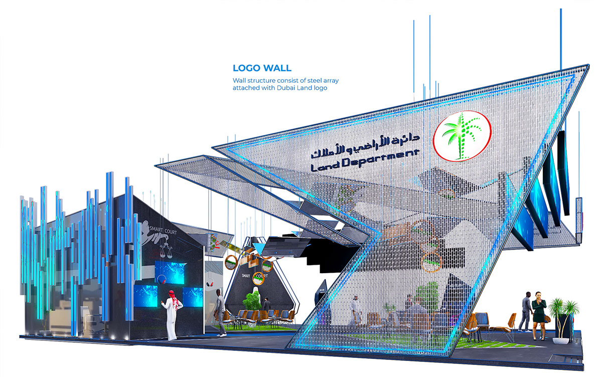 Gitex dubai UAE Exhibition  Stand 3D new booth pepsi coca