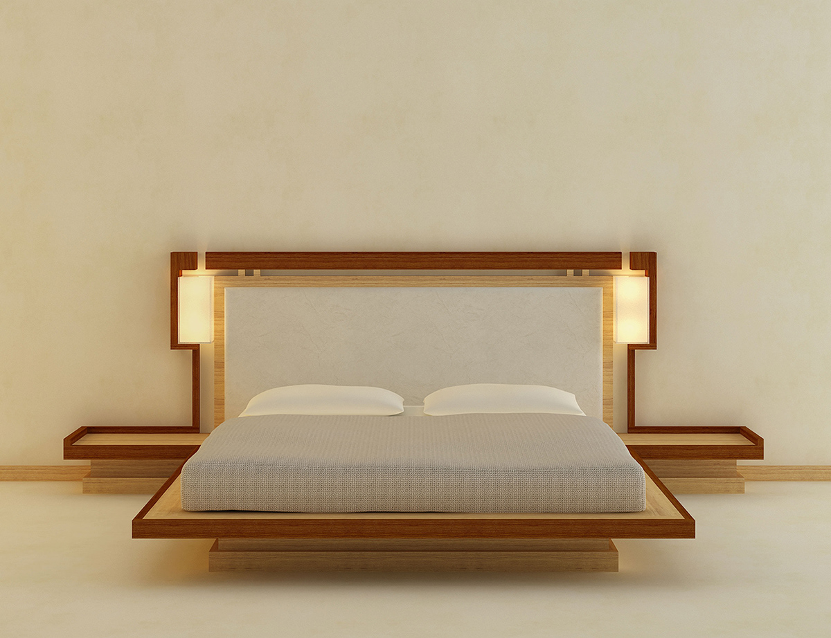 bed wood wooden bed design