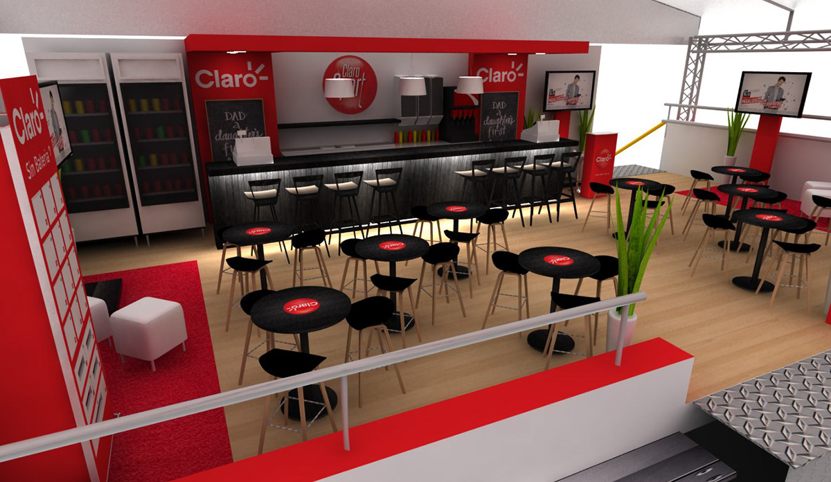 brand Brand Spaces claro Claro Stands Claro Spaces Events