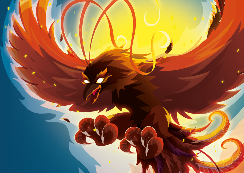 children Phoenix fenix ave aves magazine revista niños mitologia mythology creatures