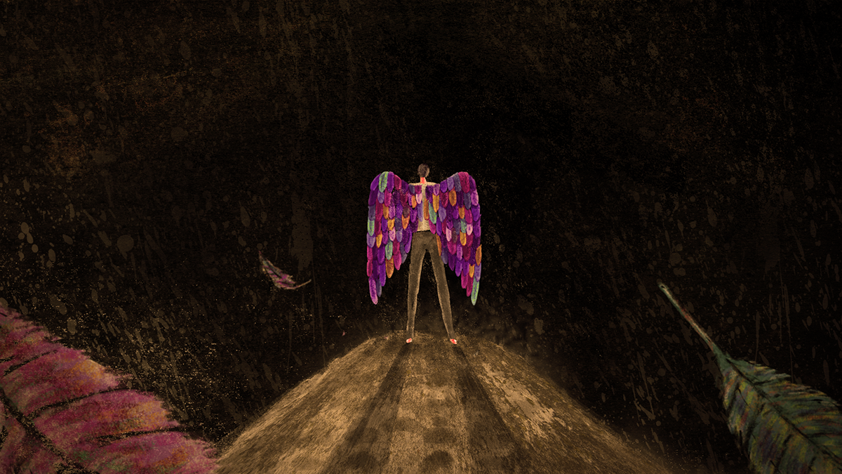 Icarus greekmyth ShortAnimation shortfilm mythology wings dark fantasy Moody