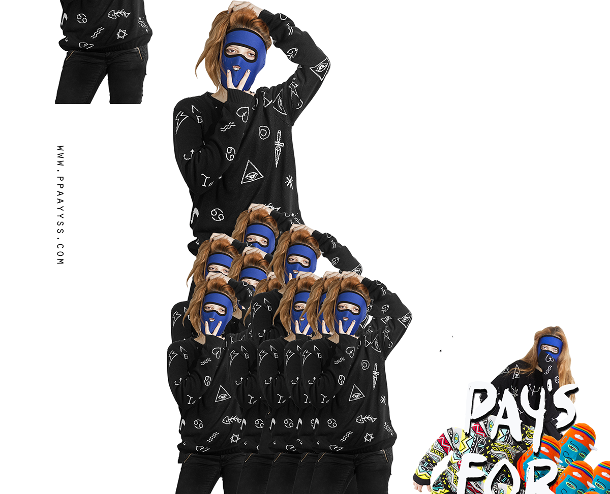 Pay´s pays ppaayyss #paysforyou mexico Mexican Design campaign editorial fashion editorial sweater Suéter mask