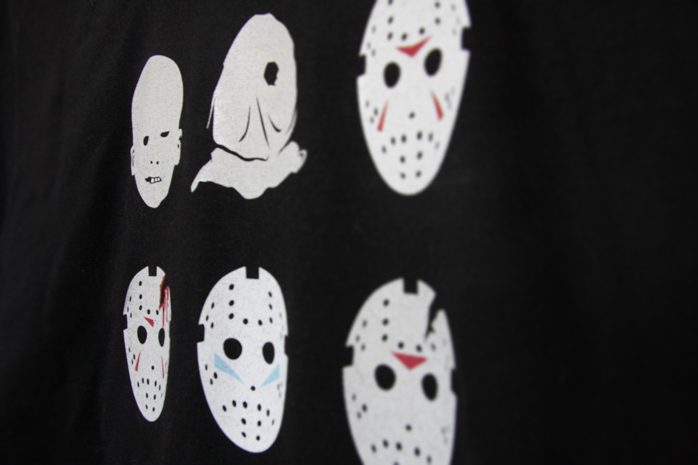 fridaythe13th jasonvoorhees slasher viernes13 tee tshirt camiseta Genre black horror hockeymask horrorfilms movietees movietshirts