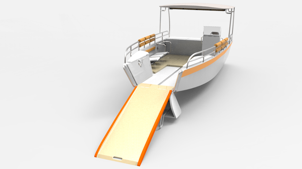 boat barco Acessibilidade social UFRJ Mangaratiba industrial design product