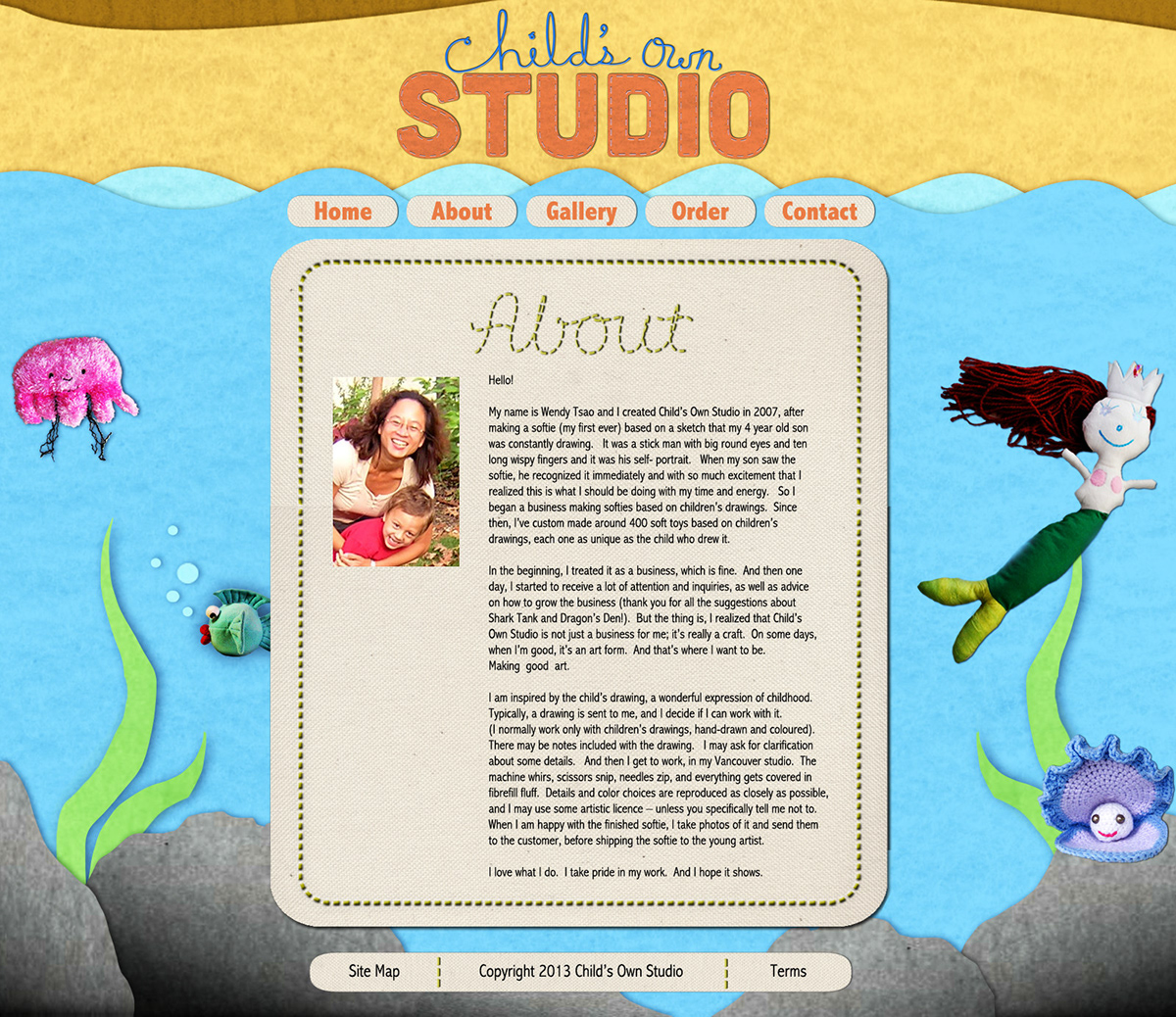 Child's Own Studio Web interactive design Student work toys