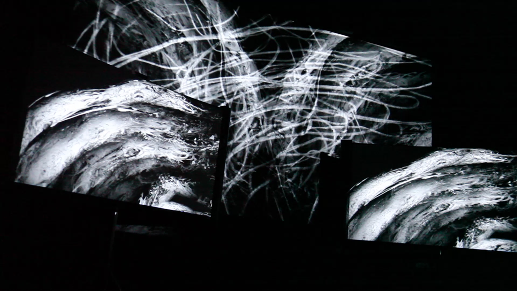 sepalcure audiovisuals 3D drawings Performance projection mapping MUTEK unsound festival