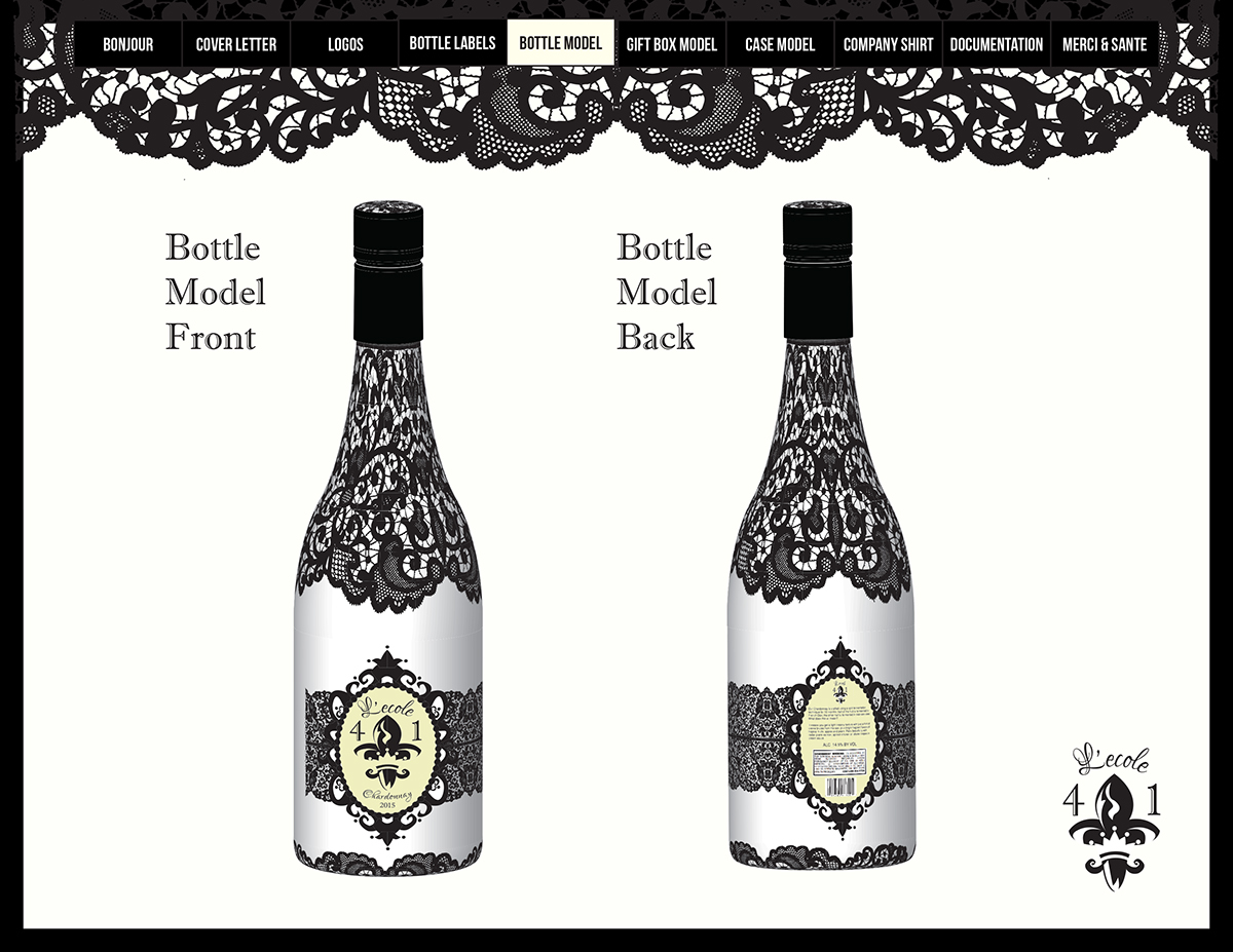 Illustrator photoshop InDesign adobe wine l'Ecole Layout presentation