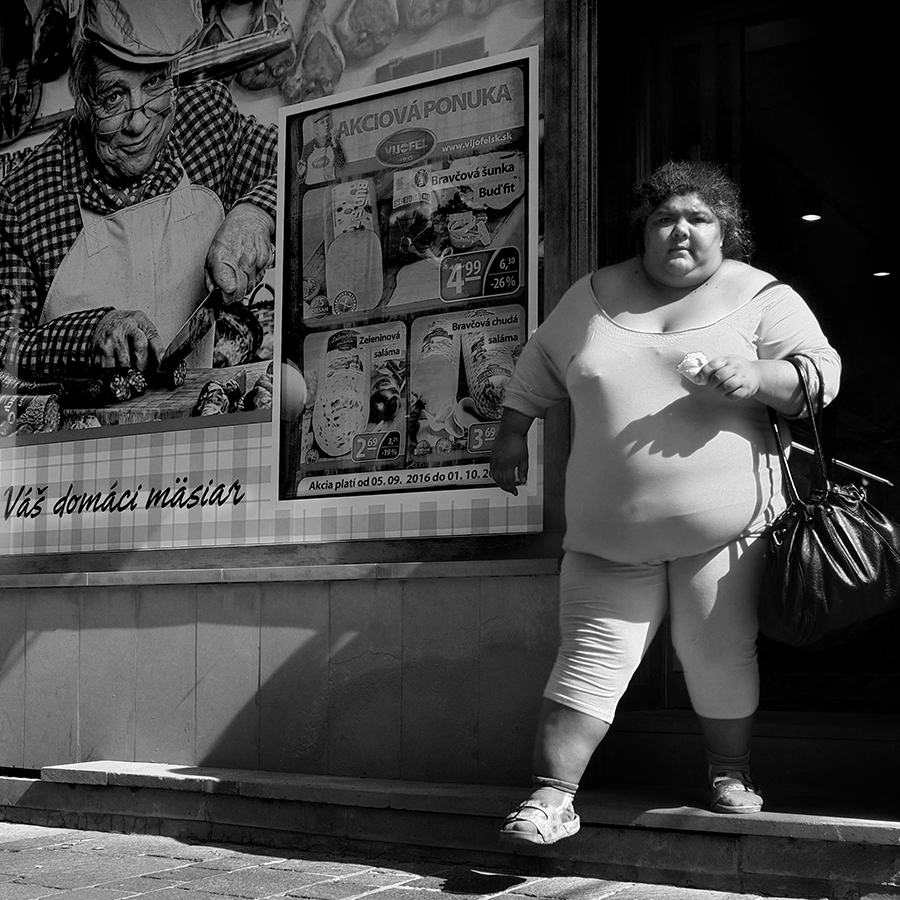 black and white Street photography.  street life people