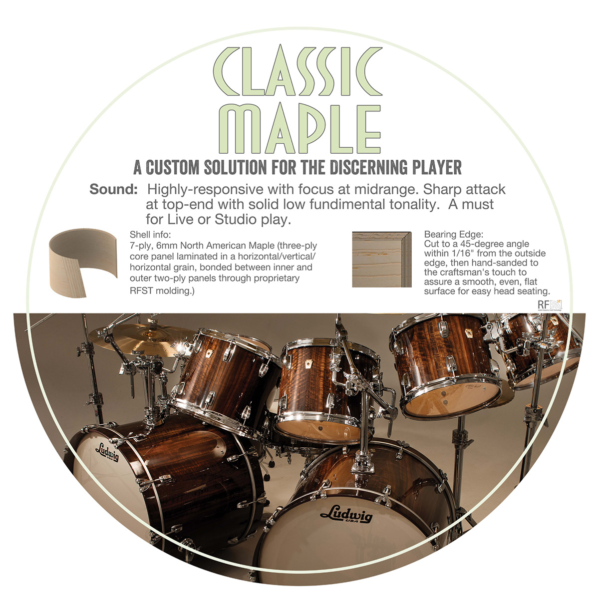 Trade Show Namm booth booth graphics trade show graphics hanging banners banners Drum head drumhead drumheads Legacy Classic Maple Vistalite Signet Legacy Classic