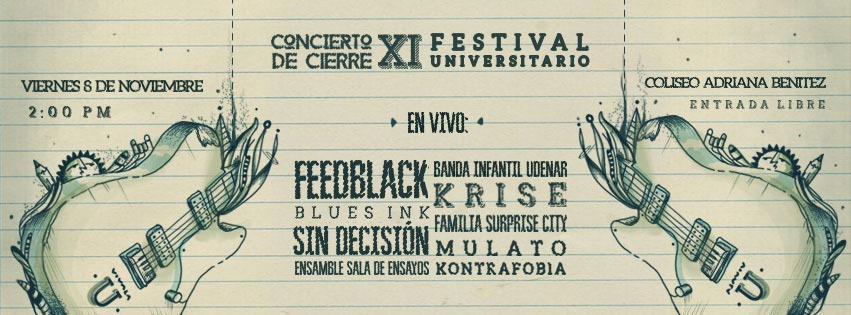 flyer promo concert rock festival fest animal