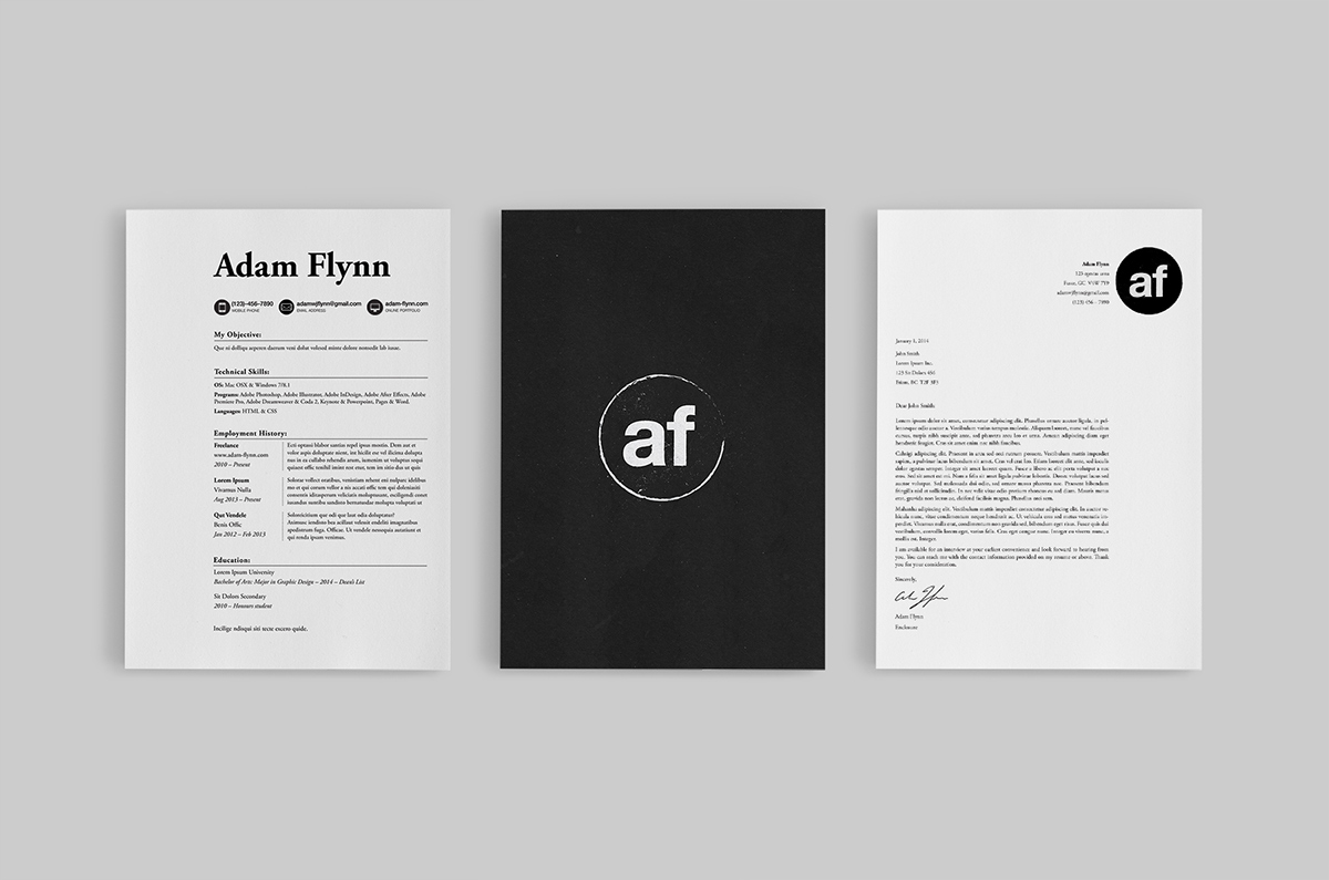 personal brand identity type logo Logotype wordmark logomark Adam flynn stationary portfolio self identity lettering Website