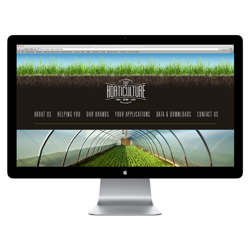 logo Identity work green horticulture growing crops Website