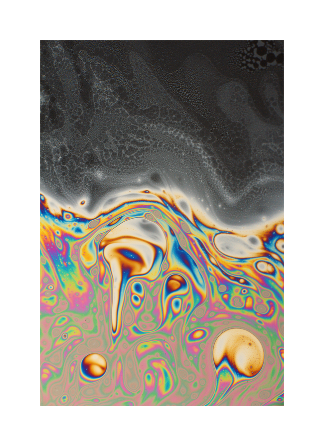 soap bubble colour surface light rainbow palette bright fractal Nature turbulence
