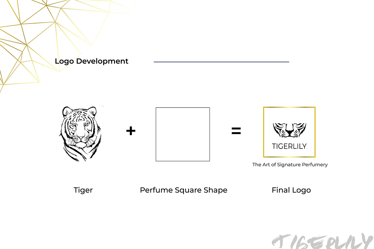 #Branding #consultancy #gold #illustrator #Logo #namecard   #packaging #perfume   #simple #tiger 