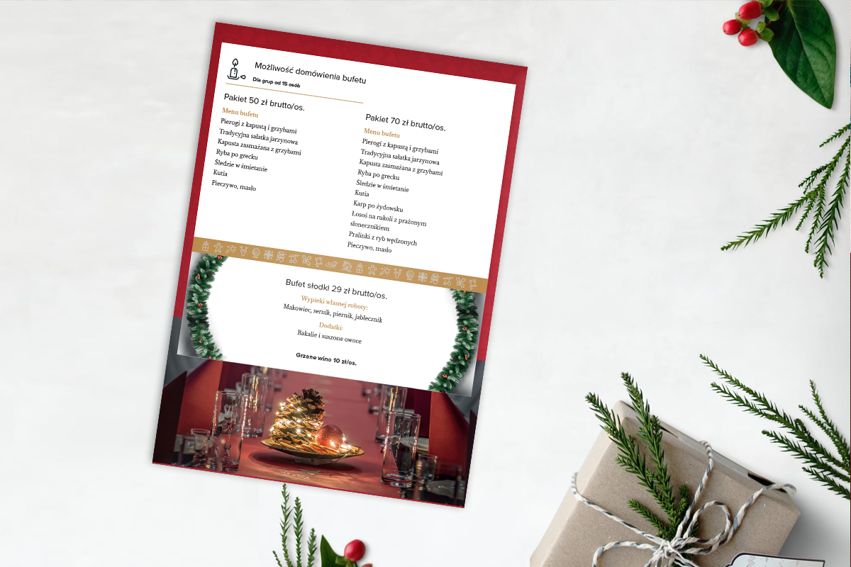 brochure Christmas hotel christmas eve leaflet christmas Tree