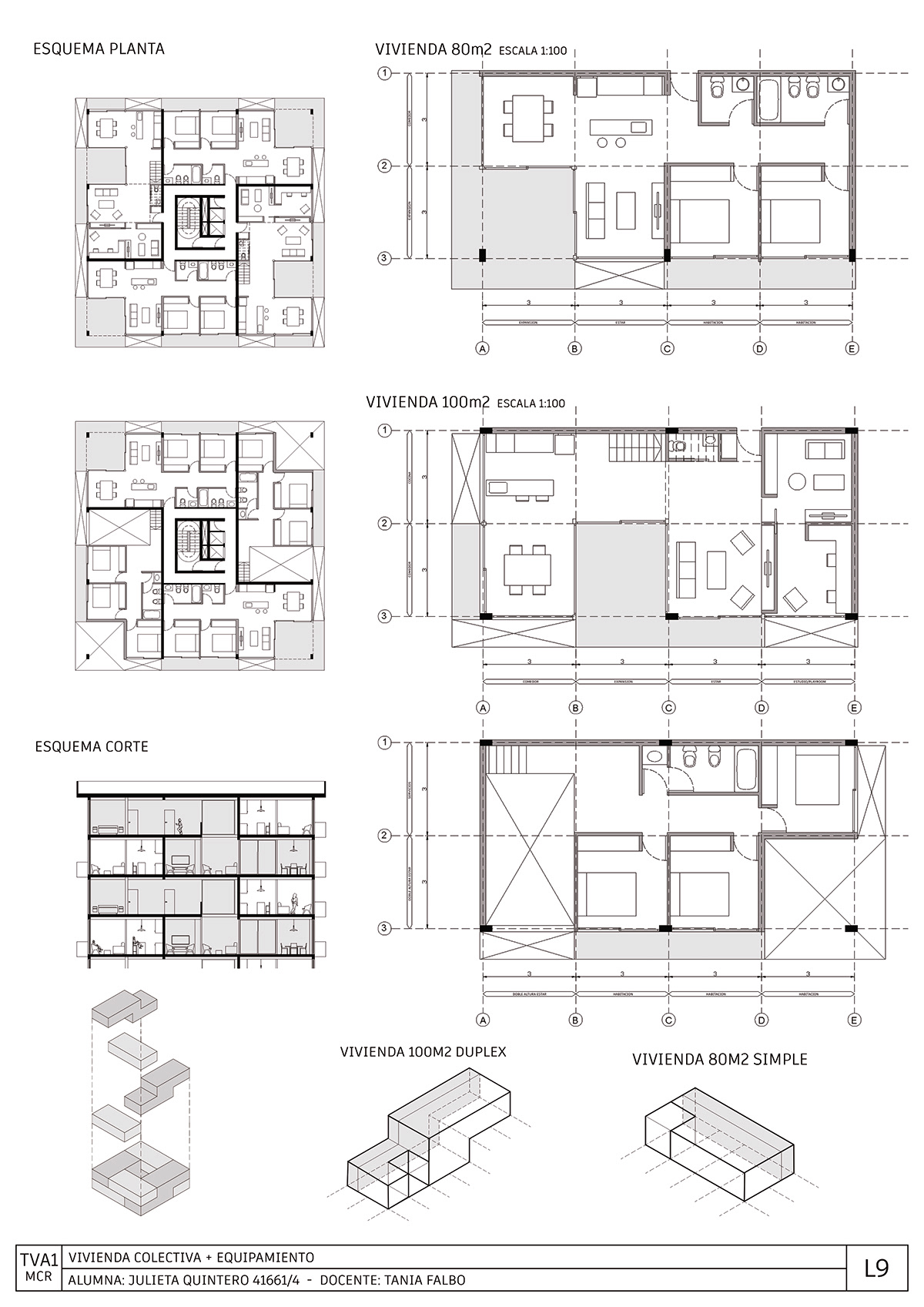 proyecto arquitectura diseño vivienda equipamiento ciudad architecture Render modern conjunto habitacional