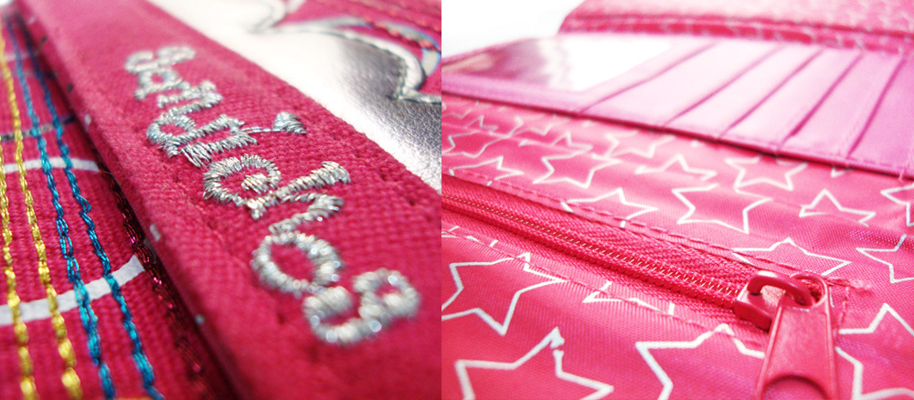 girly pink bags wallets