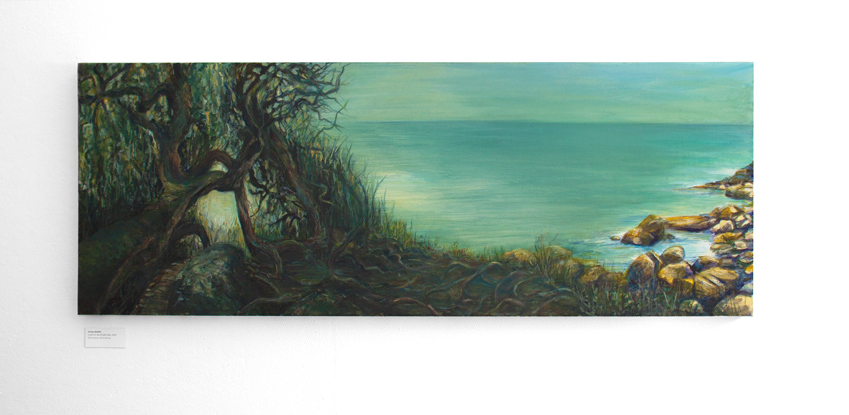 self-portrait artist studio Surf oil paint Landscape seascape figure