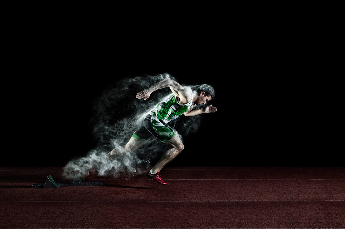 Highspeed Action Photo athletic athletes