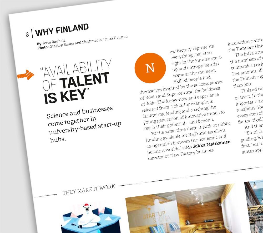 editorial magazine Website print online Finnish culture business Education finland