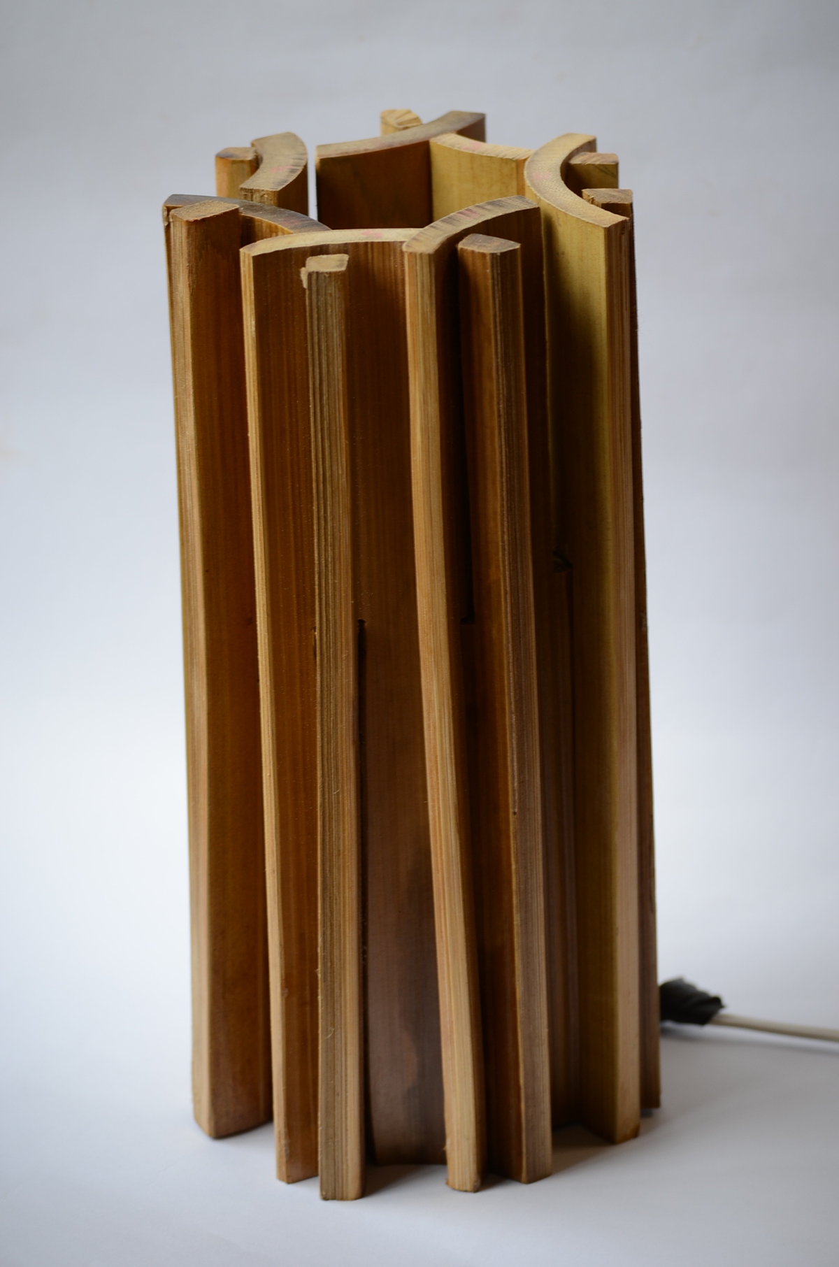 bamboo luminaire detachable