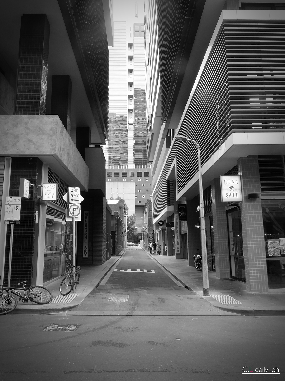 black and white Melbourne ways