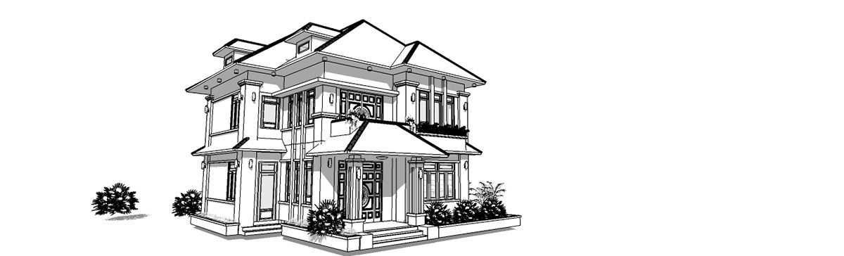 house architecture Render visualization modern Inteligencia Artificial Graphic Designer design