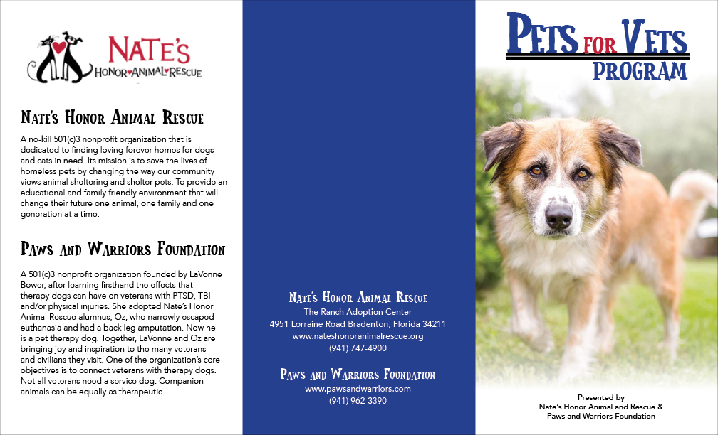 brochure logo design animals volunteer pets dogs cats branding 