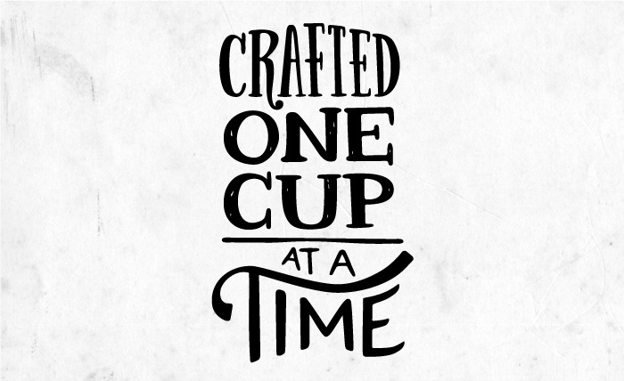 Handlettering Coffee type diner Mug  logo lettering