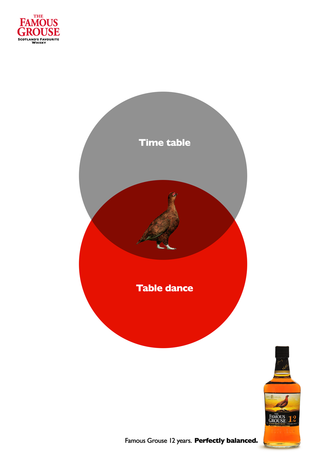famous grouse Whisky balanced 12 years old drinks