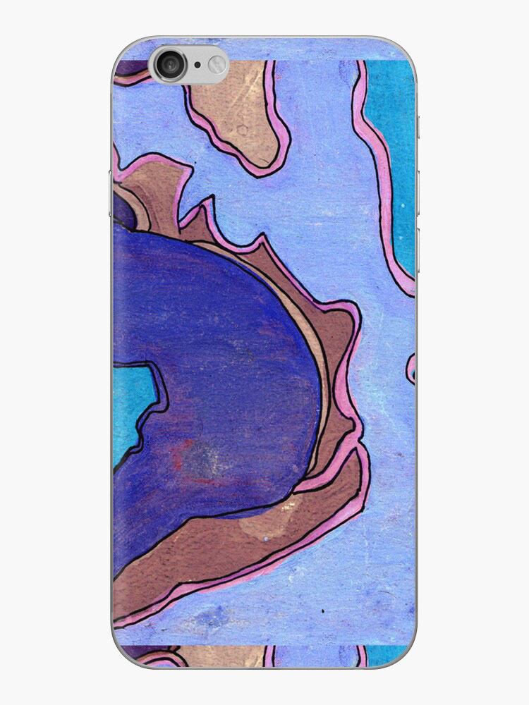 Ocean sea blue watercolor painting   artwork abstract organic summer vague