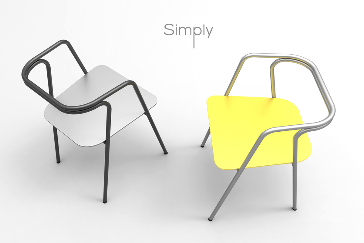 chair chair design Design Project industrial design  furniture alluminium secondary alluminium design alluminio