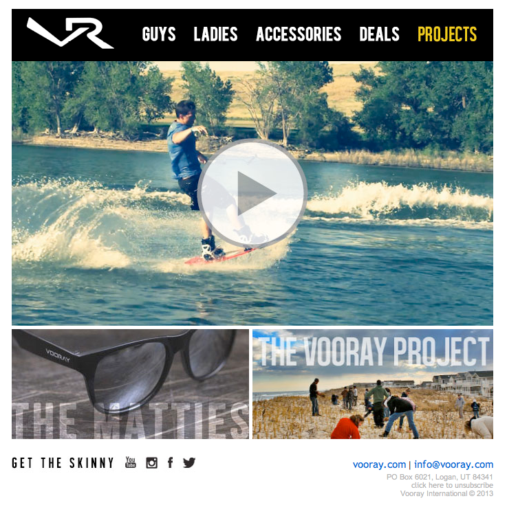 sandy vooray Project live ride play beach video ad