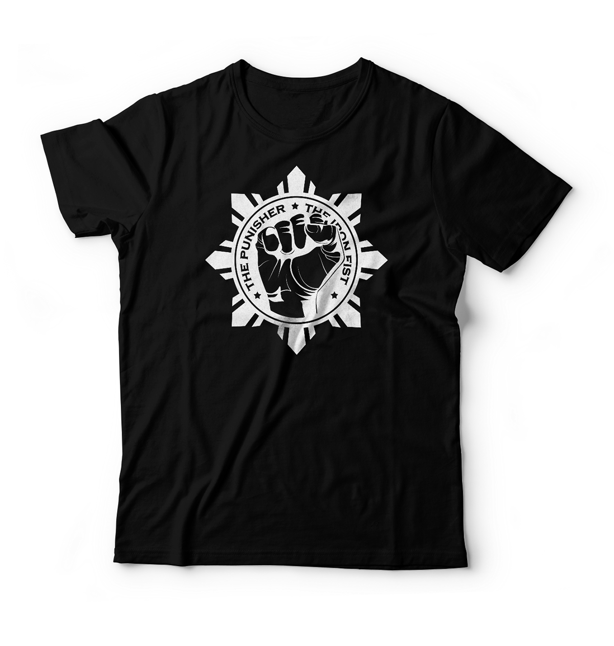 tee tshirt graphic design shirt digital print fist IronFist concept