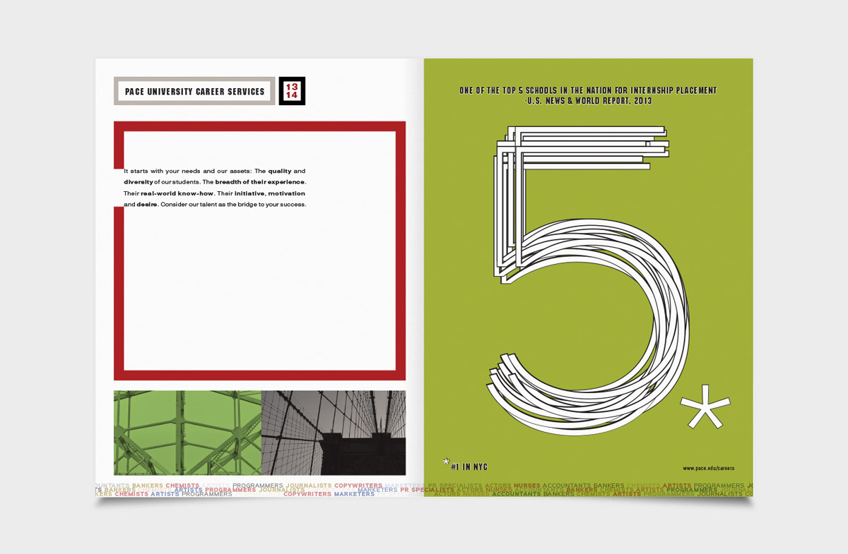 editorial print design brochure