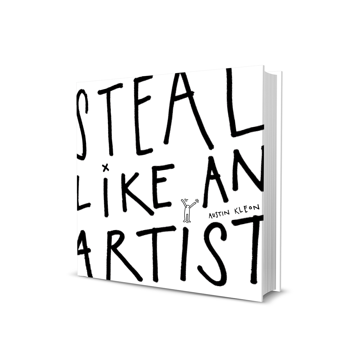 book contemporary austin kleon black and white Keith Haring Steal artist Booklet Reading New York
