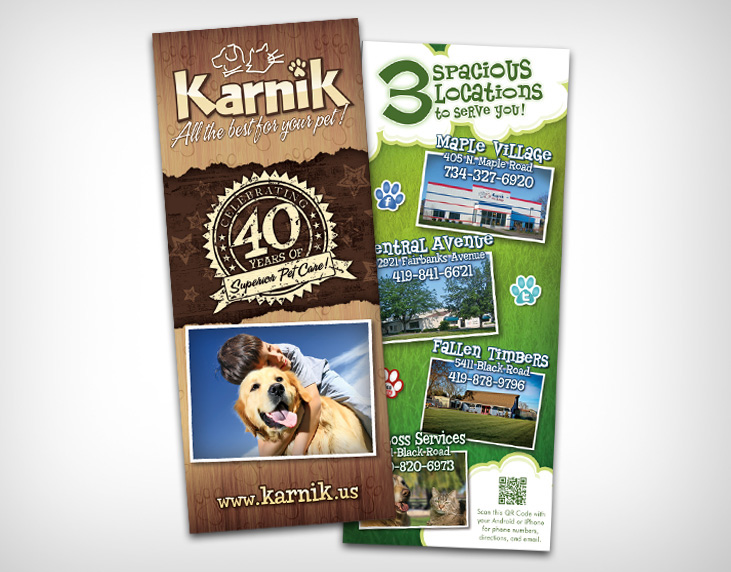 karnik quad fold brochure brochure design Pet dog care pet lodge karnik pet lodge