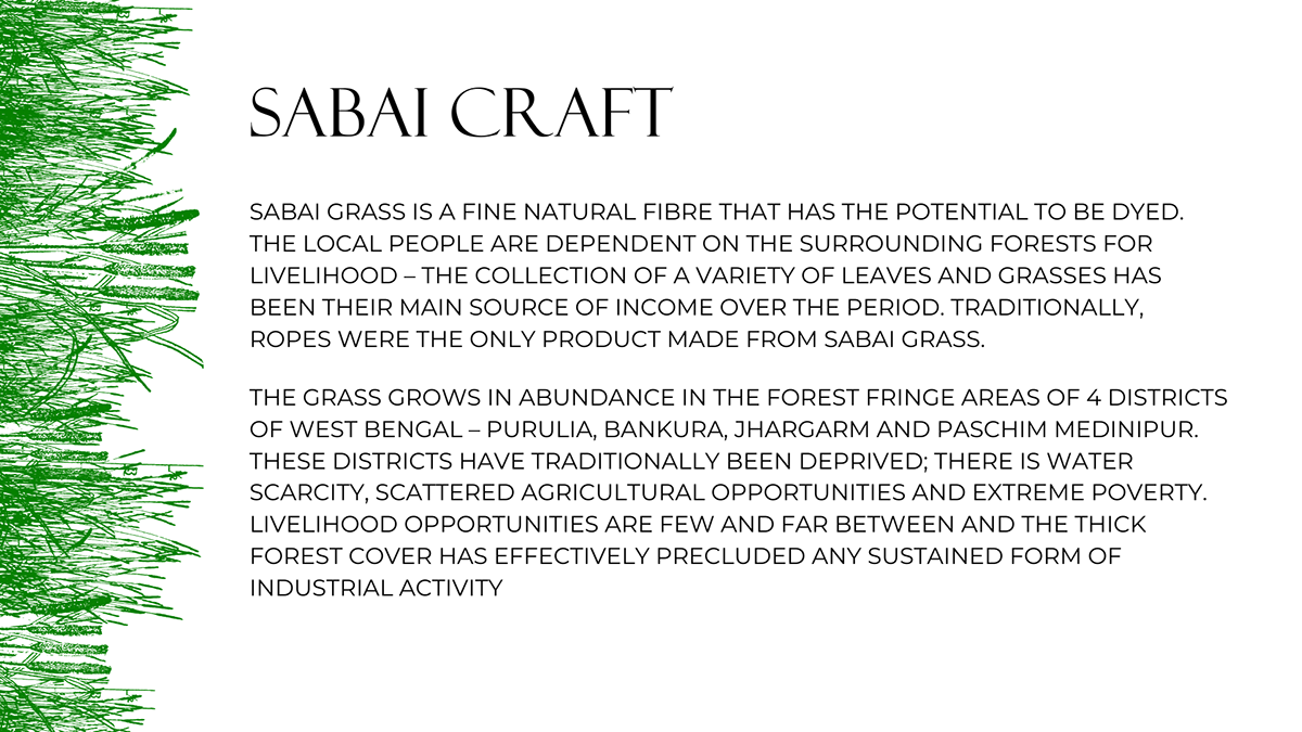 branding  brand identity Logo Design marketing   handcrafts sabai grass