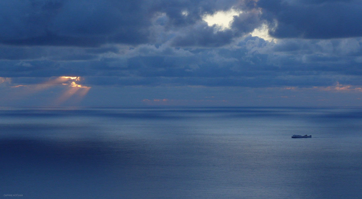 sunset light sea seascape SKY clouds Ionian Sea leukas skyscape Greece western greece