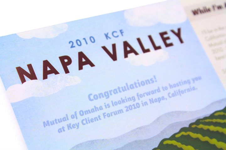 napa  valley  wine  bottle  KCF  justin schafer mutual of omaha  vineyard  grapes  incentive trip  activity  cards  sunrise  sunset  Illustration