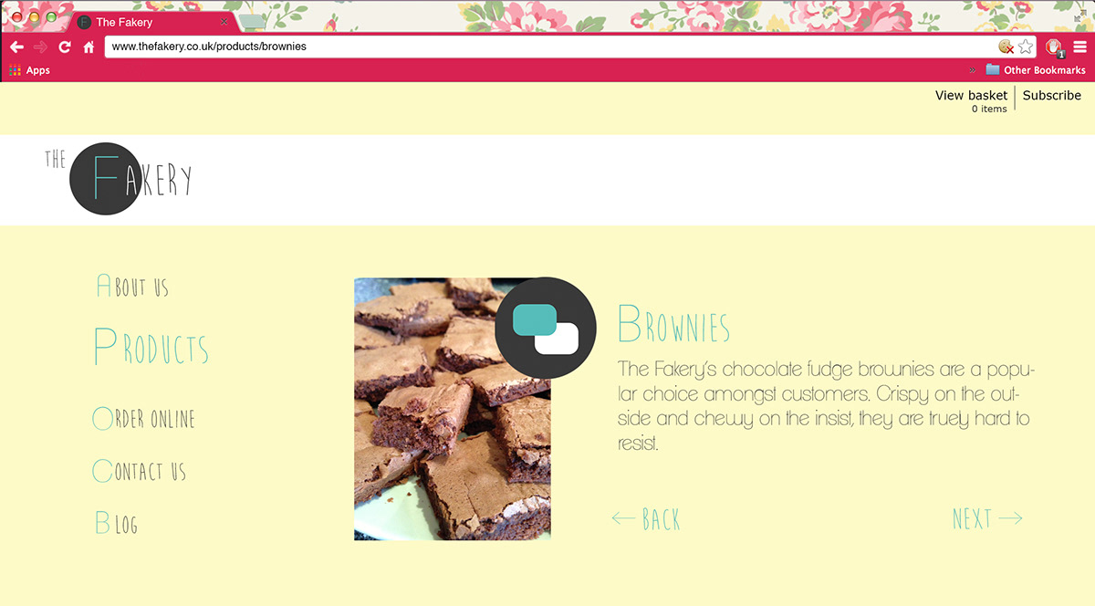 logo design Website bakery digital online